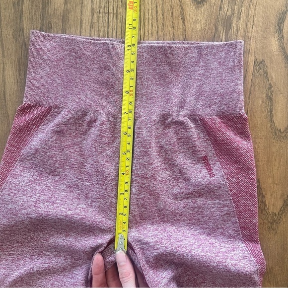 Gymshark High Waisted Athletic Leggings Women’s Approx Small Sporty Pink Multi - Picture 3 of 8